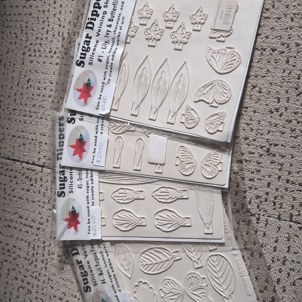 Silicone Veiner Set - White